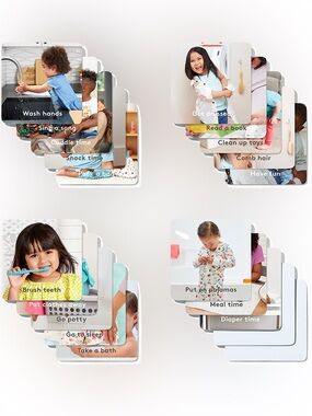 Lovevery Let's Map It Out Routine Cards - Kids Routine Flash Cards